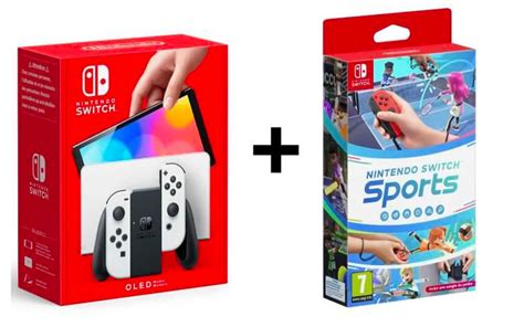 2023 cyber monday the nintendo switch oled nintendo switch sports pack on sale at cdiscount