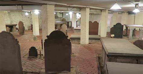 Untouched 1800s Cemetery Preserved In The Basement Of A Tall Building