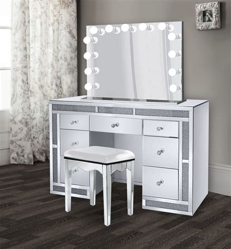 Vanity Table With Hollywood Mirror Makeup Vanity Mirror Light 12v 6 10 12 Bulbs Kit For