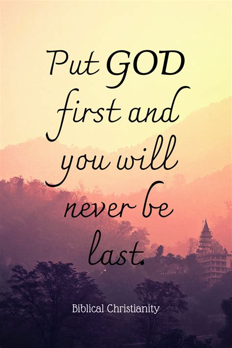 28 Quotes About Putting God First Kyrstinecairn