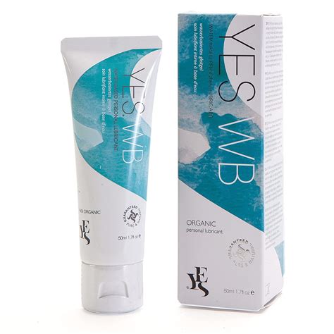 Yes Wb Organic Natural Water Based Personal Lubricant Gel 50ml For Women Hypoallergenic