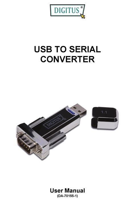 Digitus Usb To Serial Converter User Manual Pdf Download Manualslib