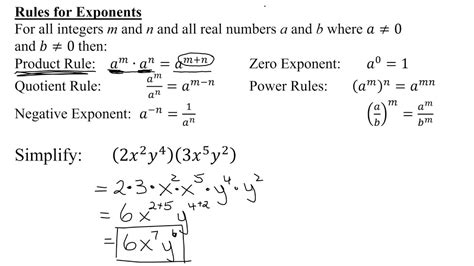 Multiply Exponential Expressions Using Product Rule Of Exponents Ex 2