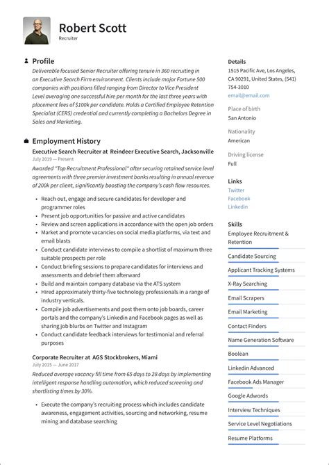 Resume Samples Applicant Tracking Systems Resume Example Gallery