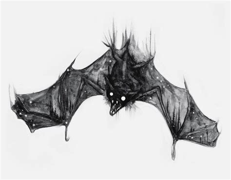 For The Love Of Darkness Dark Tattoo Creepy Art Bat Art