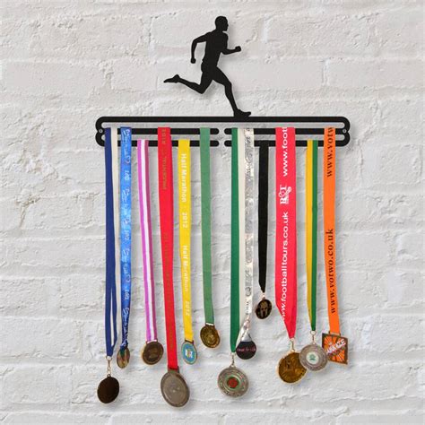 Male Runner Medal Display Hanger By The Medal Hanger Shop
