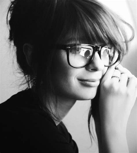Pin By Gina Marie On Style Comfy • Girly • Boho Bangs And Glasses Chic Glasses Geek Chic