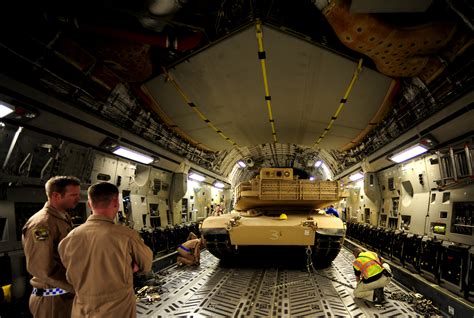 C 17 Delivers First Tanks To Afghanistan
