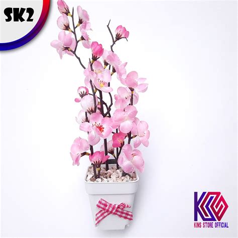 Yuk, pilih 13 tanaman hias mini tercantik untuk meja kerja berikut ini! Bunga Hias Meja Dekorasi Ruangan Artificial Plastik Murah ...
