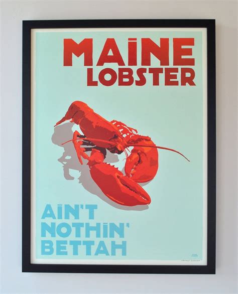 Lobster Art Maine Lobster Red Lobster Lobster Shack Owls Head