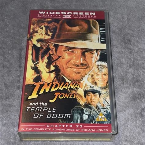 INDIANA JONES AND The Temple Of Doom 1984 VHS Video Harrison Ford