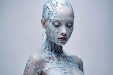 Inteligencia Artificial Personificada La Encarnaci N Femenina Foto Premium