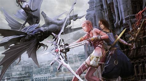 Final Fantasy Xiii Fight Hd Desktop Wallpaper Widescreen High