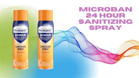 Microban Disinfectant Spray Hour Sanitizing