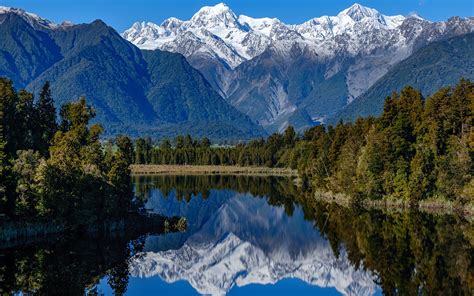 Desktop Hintergrundbilder Neuseeland Lake Matheson 1920x1200