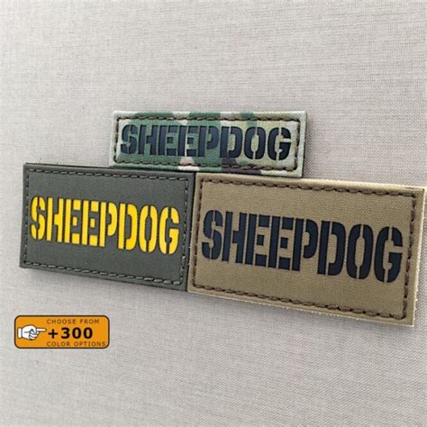 Sheepdog Morale Laser Cut Patch With Velcro Hook Click To Buy