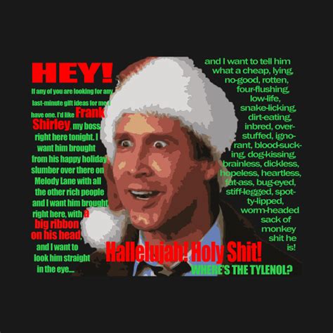 Shirley and brings him back to the house. Christmas Vacation Boss Rant - Christmas Vacation Quote ...