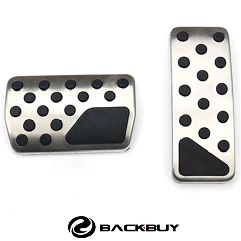 Non Slip Stainless Steel Car Accelerator Gas Brake Foot Pedal Pad Cover