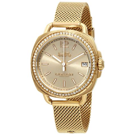Coach Watches For Women Coach Slim Easton Sunray Dial Stainless Steel