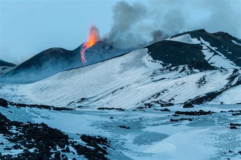 Mount etna is located on the east coast of sicily and prior eruptions have been elevated to at least seven kilometres above the summit, mainly due to prevailing winds. Mount Etna erupts: Sicily volcano explosions could last ...