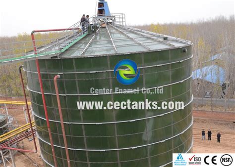 Excellent Corrosion Protection Glass Lined Steel Tanks For Water