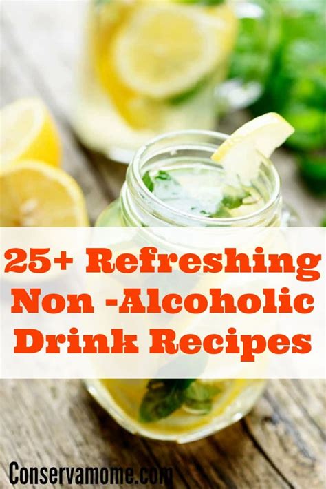 Conservamom 25 Refreshing Non Alcoholic Drink Recipes