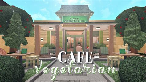 Bloxburg Cozy Vegetarian Cafe 125k Youtube