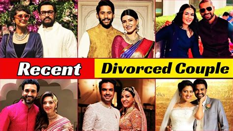 New List Of 20 South Indian And Bollywood Couple Who Got Divorced From 2015 To 2022 Youtube