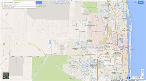 Palm Beach Florida Map Printable Maps