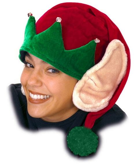Adult Elf Hat With Halloween Ears