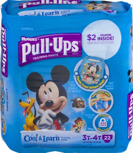 Pull Ups Cool And Learn Boys Potty Training Pants 3t 4t 32 40 Lbs 22