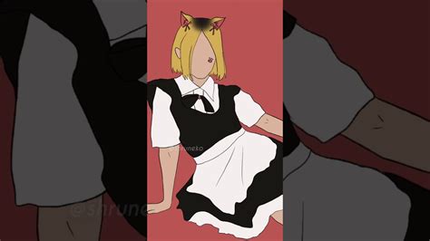 Kenma From Haikyuu In Maid Outfit Animation Youtube