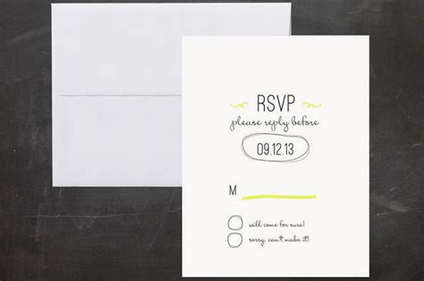 Oct 20, 2019 · getting wedding guests to rsvp on time, and tracking them down when they don't, can be an incredibly frustrating process. Ways To Word Your RSVP Card - Rustic Wedding Chic