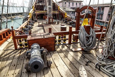 Old Sailing Ship Deck