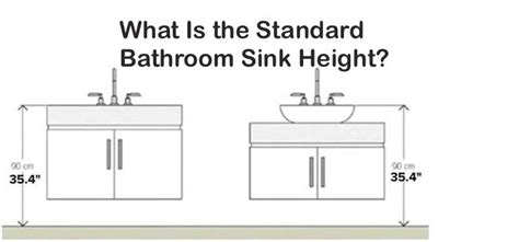 What Height To Put Bathroom Sink Basin Rispa