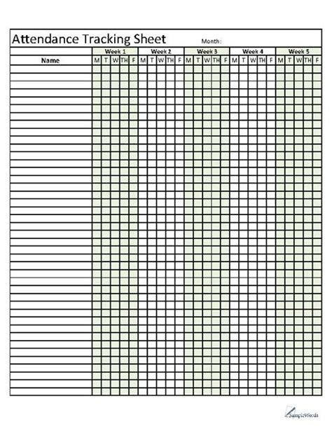 Toolbox Attendance Sheet Ms Excel Sheet Attendance Canariasgestalt