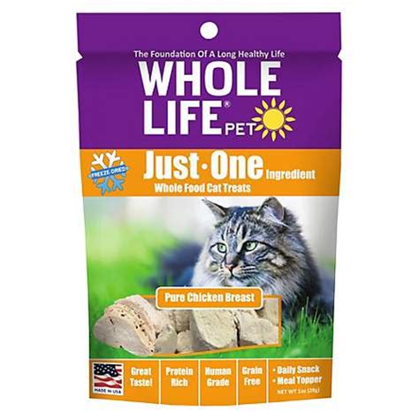 We know how important it is to have only quality ingredients. Whole Life Pet Pure Chicken Freeze-Dried Cat Treats, 1 oz ...