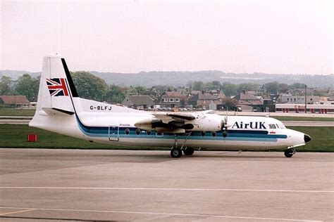 Series Of Friendships Operated By Air Anglia And Airuk Airuk Reunion
