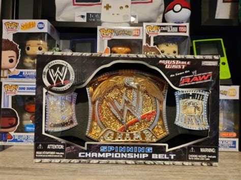 Jakks Pacific Wwe Raw Spinning Championship Belt Adjustable Waist Ebay
