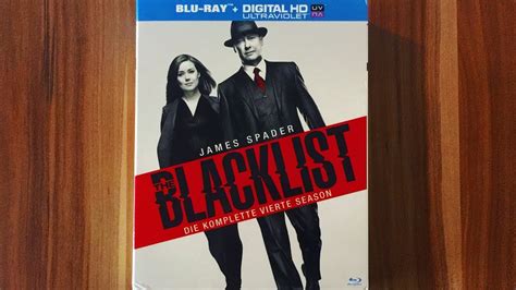 The Blacklist Staffel 4 Blu Ray Unboxing Uhd Youtube