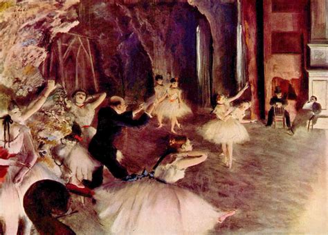 Purpura Edgar Degas 1834 1917 Las Bailarinas Ballet Dancers