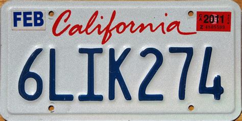 Printable California License Plate Template Printable Jd