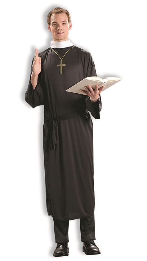 Priest Costume Adult Men Standard 721773634314 Ebay