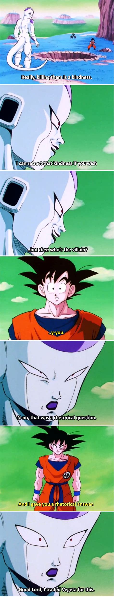 This abridged series is one of the most successful with frieza badly wounded goku shows him some kindness only for frieza to throw it back in his face forcing goku to finally put an end to him. Smart move, Goku... | Anime dragon ball super, Anime ...