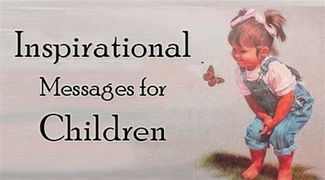 Inspirational Messages For Kids