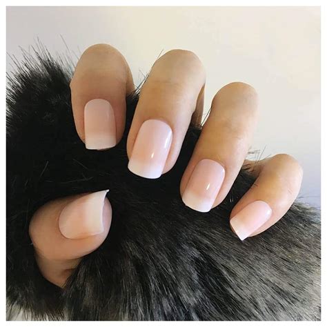 Acrylic Coffin Acrylic Short French Tip Nails See More Ideas About
