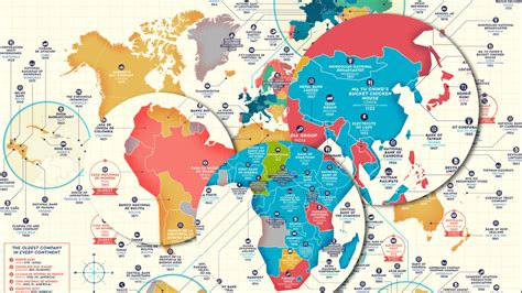 Este Mapa Muestra Qué Empresas Han Existido Durante Cientos E Incluso