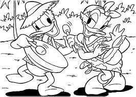 Impresionante Daisy Duck Y Donald Duck Para Colorear Imprimir E