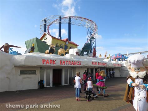 Entrance At Blackpool Pleasure Beach Theme Park Archive