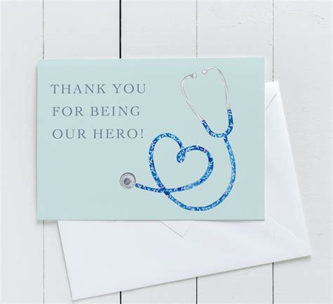 We just want to say thank you to the medical professionals who are hopefully protecting all of us, david said. Thank You for being our hero card . Appreciation notes ...